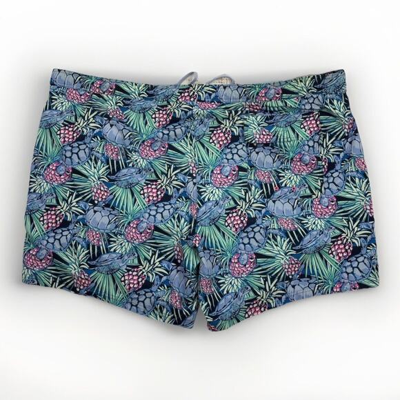 Vineyard Vines Swim Trunks Mens 4XB Big & Tall Sea Turtles Chappy Swim Trunks - Picture 5 of 10